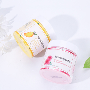Label Pribadi Krim Badan Buah Vegan, Losion Badan Minuman Organik Mentega Mangga Kocok - Product Image 3