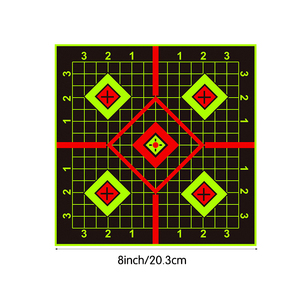 Pegatinas Fluorescentes Autoadhesivas de 8 Pulgadas para Prácticas de Visión y Posicionamiento en Exteriores - Product Image 2
