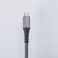 Kabel USB4 40Gbps Kompatibel Thunderbolt 4 Streaming Video 8K Pengisian Cepat PD Tipe-C dengan Layar Digital Logam Tembaga Murni