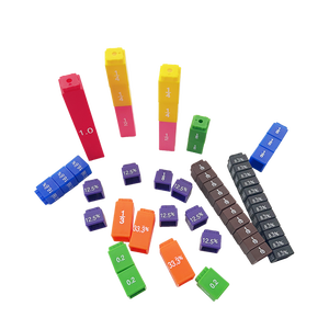 مجموعة من 51 قطعة من رياضيات الأطفال من أجل مصادر التعلم مكعب مكافئ للبرج - Product Image 6