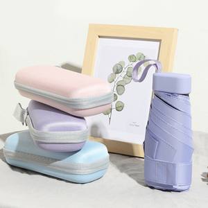 Оптовая продажа, складной мини-зонт, портативный солнцезащитный Зонт с защитой от ультрафиолетовых устройств, Карманный Зонт двойного назначения - Product Image 2