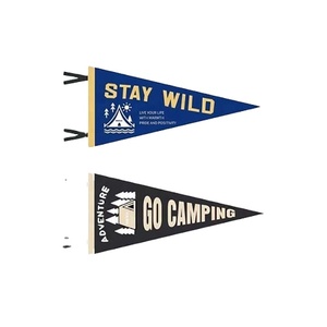 Bandera Triangular de Fieltro Personalizada de Alta Calidad para Escuelas y Universidades con Logotipo - Product Image 3