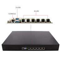 Pfsense firewall routeurs serveur Intel 3865U core I3 I5 I7 6 ports LAN sécurité réseau mini pc industriel montage en rack
