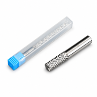 OBT 90 °   Fraise à maïs à base plate H6 de précision avec queue pour machine CNC, pour élimination de copeaux à haut volume, fraise de défonceuse à revêtement nano bleu