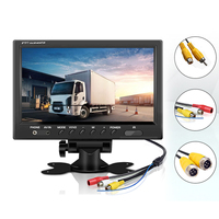 Système de caméra de recul pour voiture YWX 9'' avec écran quadruple, étanche, vision nocturne, pour camion, bus, camping-car, véhicules lourds, 12V-35V