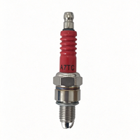 Bougie d'allumage A7TC pour moto et scooter 100 110 125 150 Cc, à une ou trois électrodes, à une ou trois pattes, pour moto à cadre courbé, accessoires d'allumage