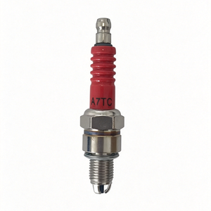 Bougie d'allumage A7TC pour moto et scooter 100 110 <span class=keywords><strong>125</strong></span> 150 Cc, à une ou trois électrodes, à une ou trois pattes, pour moto à cadre courbé, accessoires d'allumage - Product Image 5