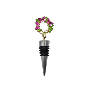 Christmas <b>Wine</b> Stopper <b>Plastic</b> <b>Bottle</b> Seal With Santa Snowman Design For Holiday Decor - Product Image 2