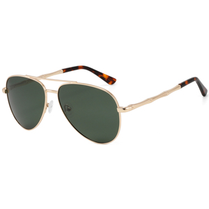 Gafas de Sol de Piloto Unisex, Montura Plateada, Lentes Degradadas, 100% Protección UV, Estilo para Exteriores para Adultos - Product Image 6