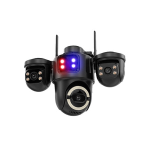 Caméra de surveillance WiFi ICSEE à 3 objectifs, résistante aux intempéries, pour extérieur et intérieur, avec alarme et interphone vocal - Product Image 2
