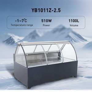 Refrigerador de exhibición de supermercado al por mayor de fábrica y congelador grande Modo de refrigeración por aire comercial - Product Image 3