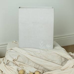 Scatola Regalo per Neonati in Tessuto con Doppia Apertura, Cassetto Portaoggetti per Gioielli, Calendario dell'Avvento per <span class=keywords><strong>Ricordi</strong></span>, Scatola Ricordo per Bambini - Product Image 3