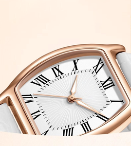 Reloj de Cuarzo para Mujer 2026, Clásico y Elegante, con Esfera Sunburst, Correa de Cuero Impermeable, Acero Inoxidable 316L - Product Image 4