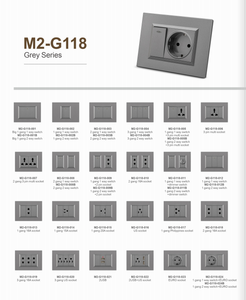 Enchufe de pared Modular de 10A, toma de corriente de Brasil, <span class=keywords><strong>Suiza</strong></span>, 1 entrada, interruptor de pared - Product Image 5