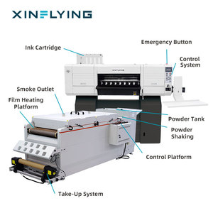 Support technique Imprimante DTF 24 pouces avec agitateur automatique Imprimante DTF T-shirts grand format à 5 têtes avec agitateur de poudre - Product Image 3