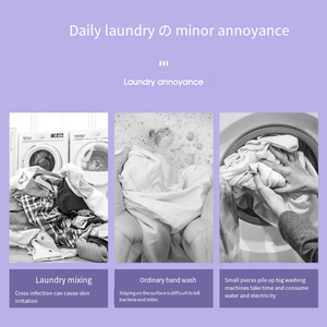 Lavadora Plegable Mini de 6L en Oferta, Portátil, 3 Velocidades, Descontaminación Fuerte, Bajo Ruido, Funcionamiento Estable, para Ropa - Product Image 2