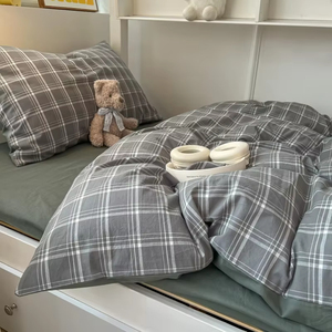 Textiles de maison ensemble de literie housse de couette avec taie d'oreiller drap de <span class=keywords><strong>lit</strong></span> point housse de couette ensemble de linge de <span class=keywords><strong>lit</strong></span> taille unique - Product Image 3