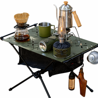 Table tactique IGT portable et légère en aluminium, pliable et réglable, pour le camping, les barbecues en plein air et la cuisine