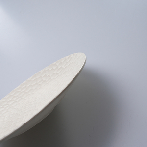 Nhà máy tùy chỉnh rèn kết cấu melamine tấm không thể phá vỡ đồng bằng màu trắng Nhựa Bộ đồ ăn Matt bề mặt nhà món ăn tấm - Product Image 3