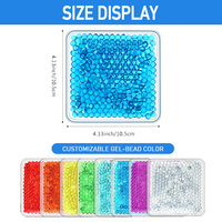 Perles de gel naturel de forme ronde directe d'usine Pack de glace domestique polyvalent chaud froid à vendre Boules de gel Packs froids chauds ronds