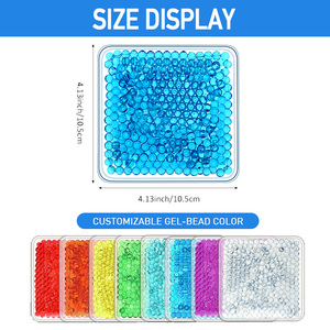 Cuentas de gel <span class=keywords><strong>natural</strong></span> de forma redonda directa de fábrica, paquete de hielo doméstico multiusos frío caliente <span class=keywords><strong>para</strong></span> la venta, bolas de gel, paquetes fríos calientes redondos - Product Image 2