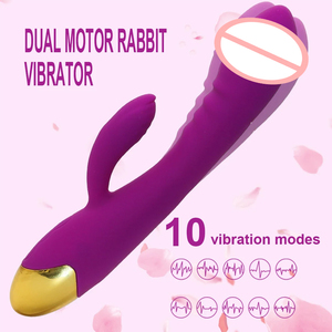 بيع بالجملة: هزاز على شكل أرنب للنقطة G، ألعاب جنسية للبالغين، منتج للبالغين، هزاز للمهبل، لعبة جنسية للإناث - Product Image 4