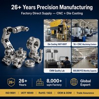 Fabricant de boîtiers de joints de robots industriels en alliage d'aluminium de précision, pièces d'armes robotiques usinées CNC sur mesure, OEM ODM