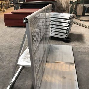 Barrera de aluminio antiescalada ESI-Barrera de gestión de multitudes de alta seguridad barrera Mojo - Product Image 1