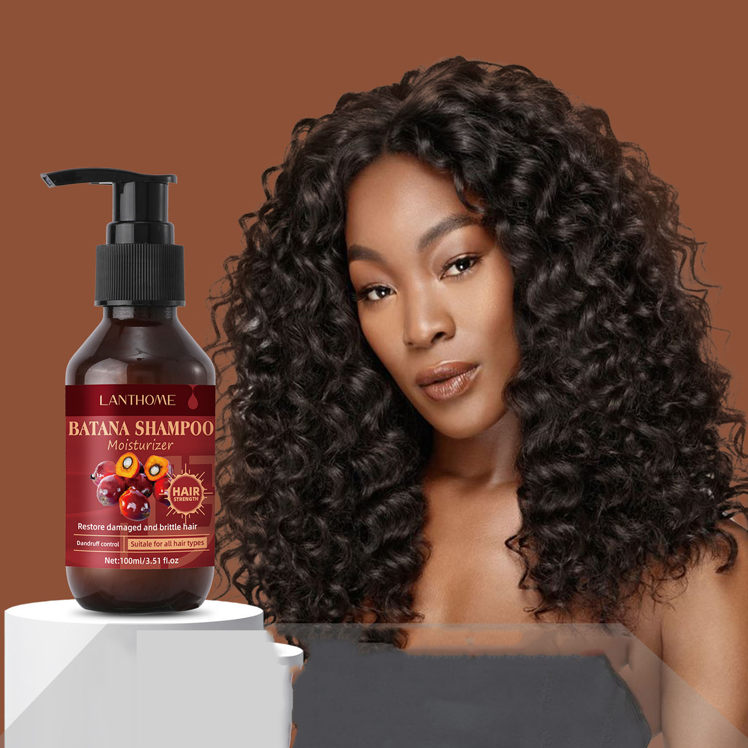 Wholesale Best-selling Batana Shampoo, Quick Hair Repair, Growth, Thickening, Hair Care and Moisturizing 100ml