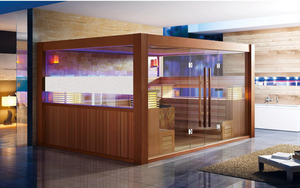 Sauna Finlandesa Económica de Cedro para Exteriores, Moderna, Seca, con Infrarrojos Lejanos, de Madera Sólida, para 2 Personas, con Vapor - Product Image 2