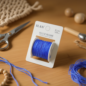 Filo per Macramè 1mm 20M Blu per Lavori Artigianali - Product Image 3