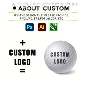 Balle de golf personnalisée pour enfants avec logo, pour entraînement en extérieur, en Surlyn, portable et sur mesure - Product Image 2