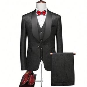 Costume 3 pièces slim fit à carreaux <span class=keywords><strong>pour</strong></span> <span class=keywords><strong>homme</strong></span> 2026 – Ensemble blazer et pantalon décontracté chic <span class=keywords><strong>pour</strong></span> <span class=keywords><strong>mariage</strong></span>, bal de promo, bureau et soirées - Product Image 3
