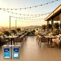 Revêtement imperméable pour sols et murs en polyurée, antidérapant, écologique, durable, parfait pour les terrasses extérieures et les patios, et sûr pour les enfants et la famille