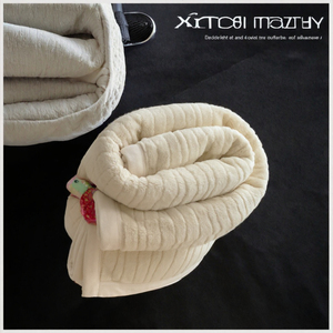 Solid Color Microfiber Fleece Bed <b>Blanket</b> Double Sided Polyester <b>Throw</b> <b>Blanket</b> for Home Hotel Travel - Product Image 3