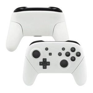 EXtremeRate White Faceplate Backplate Handles DIY Replacement Full Housing Shell Cover for <b>Switch</b> Pro Controller - Product Image 2