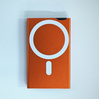 Porte-cartes de crédit en aluminium pour hommes Usinage CNC RFID Blocage Anti-Scan Portefeuille de cartes bancaires
