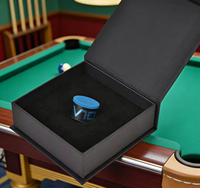 JWQK-02 V10 Craie de billard TAOM de qualité professionnelle, emballage individuel de luxe