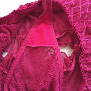 Culottes string en dentelle transparente séduisantes pour femmes, lingerie sexy en dentelle transparente, culottes à ourlet court - Product Image 3