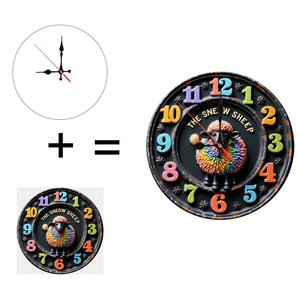 Orologio in Legno Personalizzato da 10 Pollici per Programmatore con Codice Snippet - Product Image 1