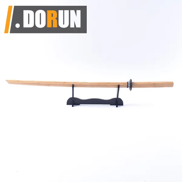 Bamboo Wood Samurai Training Sword Hand-Made Training Sword for Iaido Kendo and Japanese Fencing 40"