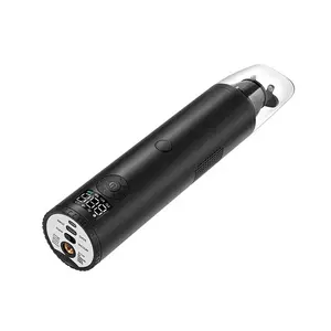 M18 Wireless Car Air Compressor Pump and Vacuum Cleaner 6000mAh Rechargeable Tire Inflator 120ml 70W with LED Light Power Bank