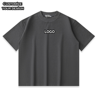 OEM Logo personnalisé 100% coton T-Shirt Plus Size O-Neck Casual Printed Tshirt Tee sérigraphie French Terry T Shirt pour hommes