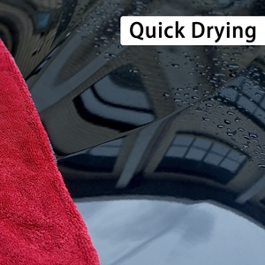 Greenfound siêu thấm 1000gsm xoắn vòng sợi nhỏ khô Khăn liền mạch đôi đống thiết kế edgeless không có vết trầy xước nước - Product Image 4