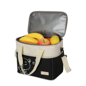 Nouveau design boîte isolante <span class=keywords><strong>ours</strong></span> <span class=keywords><strong>gourmand</strong></span> réutilisable Oxford sac à lunch thermique anti-fuite pour pique-nique en plein air camping - Product Image 3