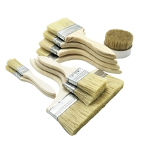 Pinceau de peinture à poils purs de 2 pouces PEX avec pinceaux à manche en bois