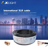Câble de signal DMX XLR pour éclairage et sonorisation de scène, 1m 3m avec connecteur mâle-femelle 3 broches