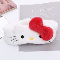 Ensemble de 5 pinceaux de maquillage et bandeau de chat mignon Kitty populaire personnalisable