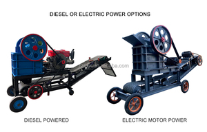 Direkt verkauf von Mobile Jaw Crusher aus Stein material ab Werk. Erschwing licher Primär steinbrecher. Annahme Lager-Typ Band förderer. - Product Image 4