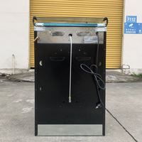 Cuisinière hybride gaz-électrique HUAZOS TCL, 2 brûleurs et 2 plaques chauffantes, avec four à gaz de 60 L, dessus en acier inoxydable